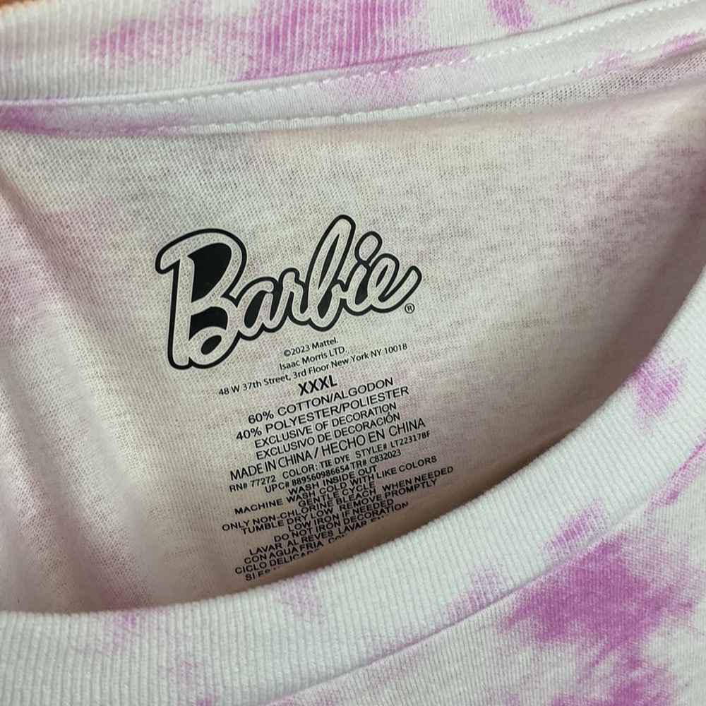 PLUS SIZE BARBIE TSHIRT - Picture 6 of 7